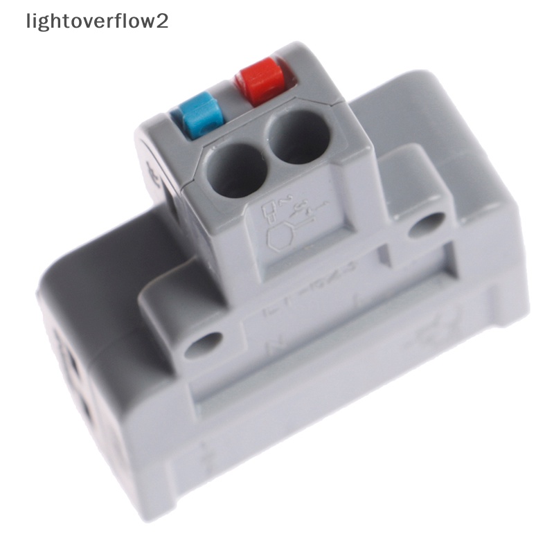 [lightoverflow2] Konektor Kawat Mini Cepat Push-in Conductor Terminal Block PCT-222 SPL-62/42 [ID]