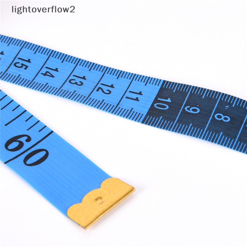 [lightoverflow2] 1.5m Tape Mesure Jahit Tailor Kain Measuring Tapes Ruler Flat Lembut [ID]