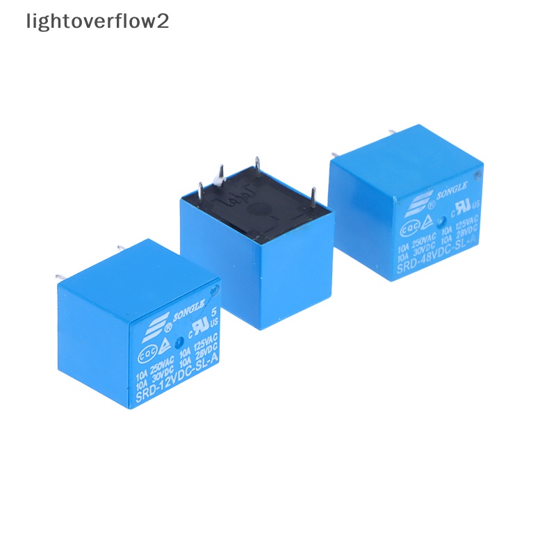 [lightoverflow2] 1pc Relay SRD-5 VDC-SL-C 4pin 5pin 0.3V/0.5V/0.6V/0.9V/12V/24V/48V [ID]