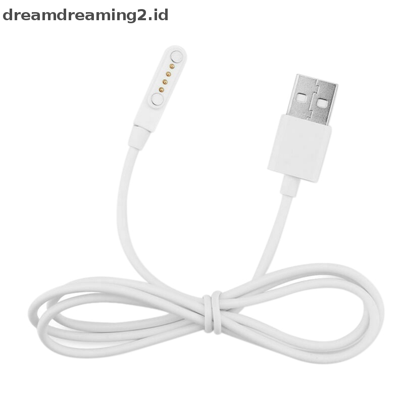 (drea) Charger Magnetik USB 2.0 Kabel Cas Cord Power 4pin Untuk Smart Watch KW88//