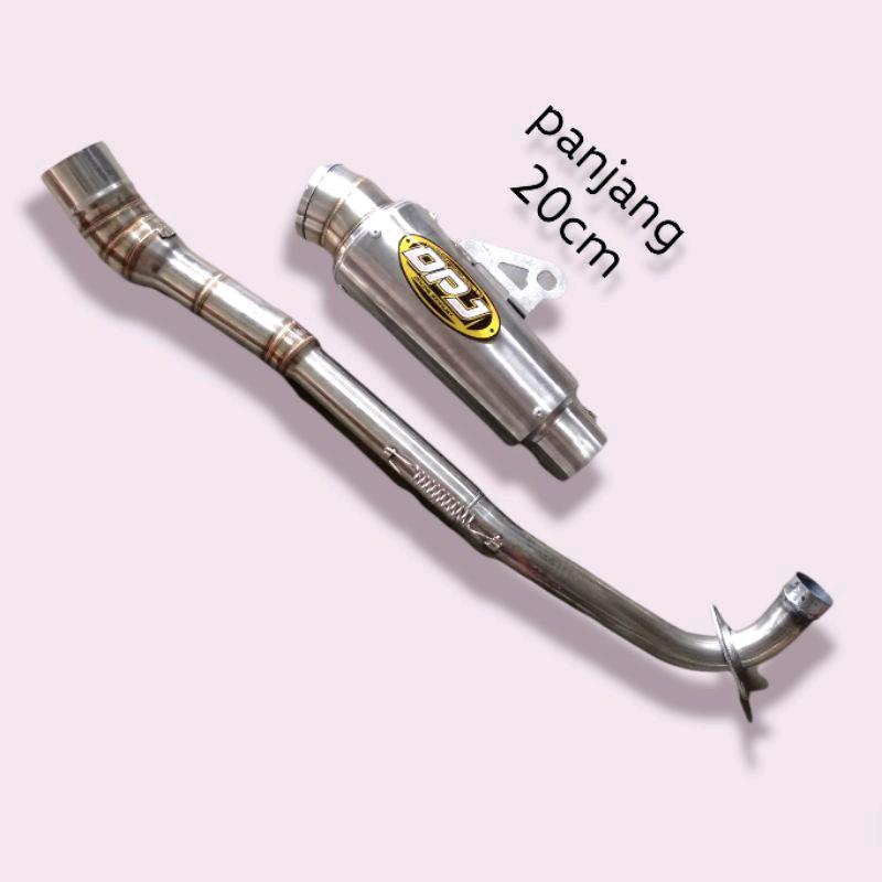 knlpot racing dpj all bebek jupiter z vega r revo smash shogun supra grand dll