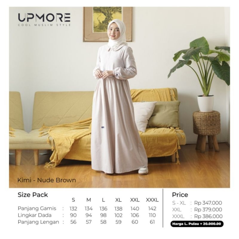 Baju Gamis merk upmore kimi
