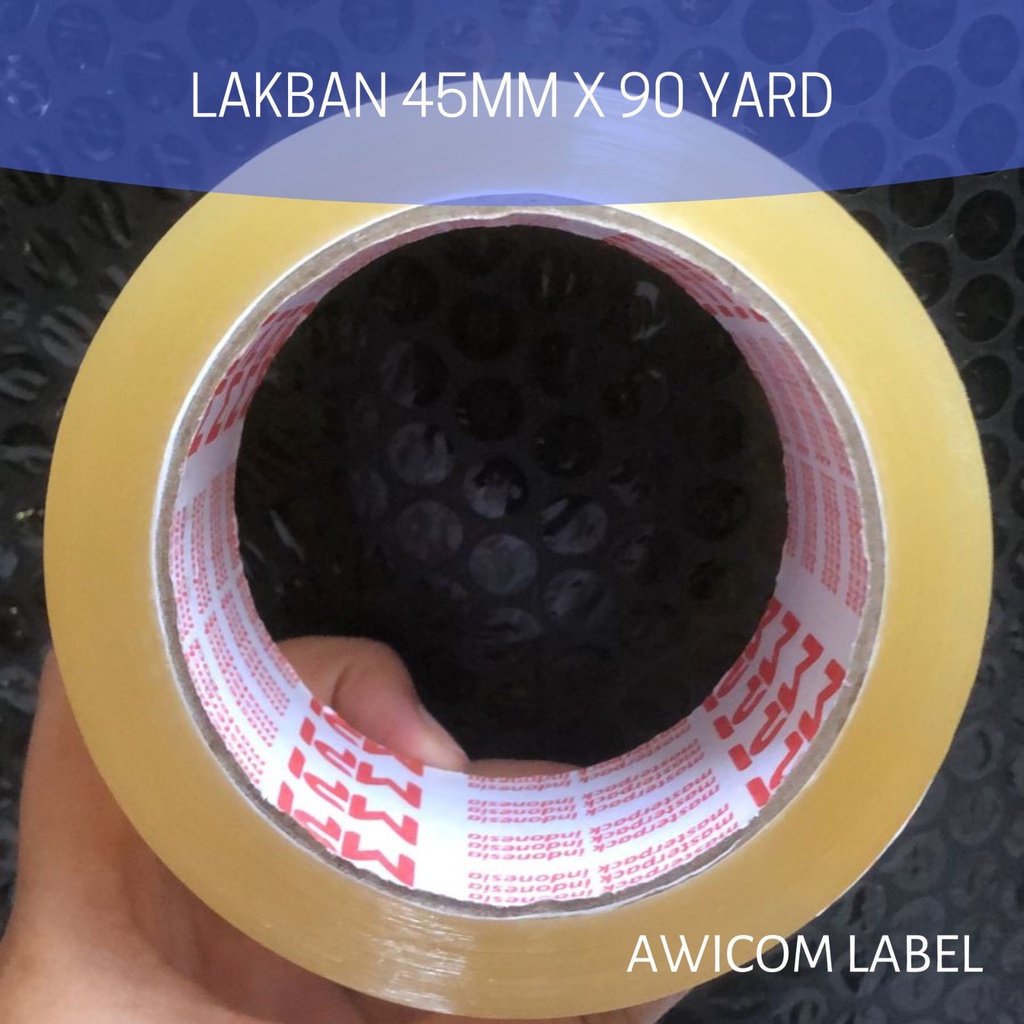

Lakban Bening 45MM X 90 YARD