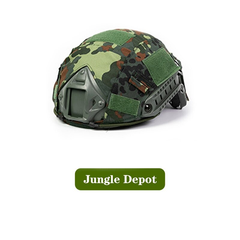 DEDOMON Cover Helm Tactical FAST Helmet Airsoft Paintball - TAC-CP - Army Green