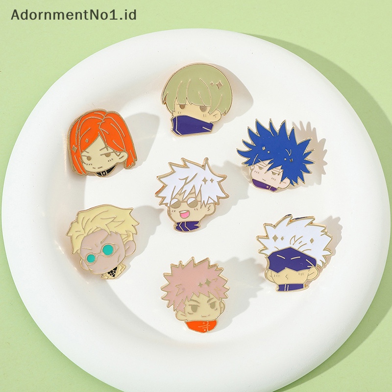 [AdornmentNo1] Pin Enamel Kartun Anime Bros Ransel Baju Lencana Perhiasan Aksesoris Hadiah Untuk Teman [ID]
