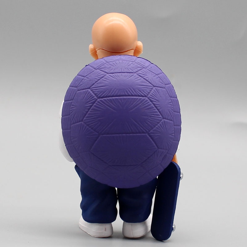 10cm Dragon Ball Figure Anime Skinny Kame Sennin Master Roshi Muscle Skateboard Koleksi Patung Patung Model Mainan