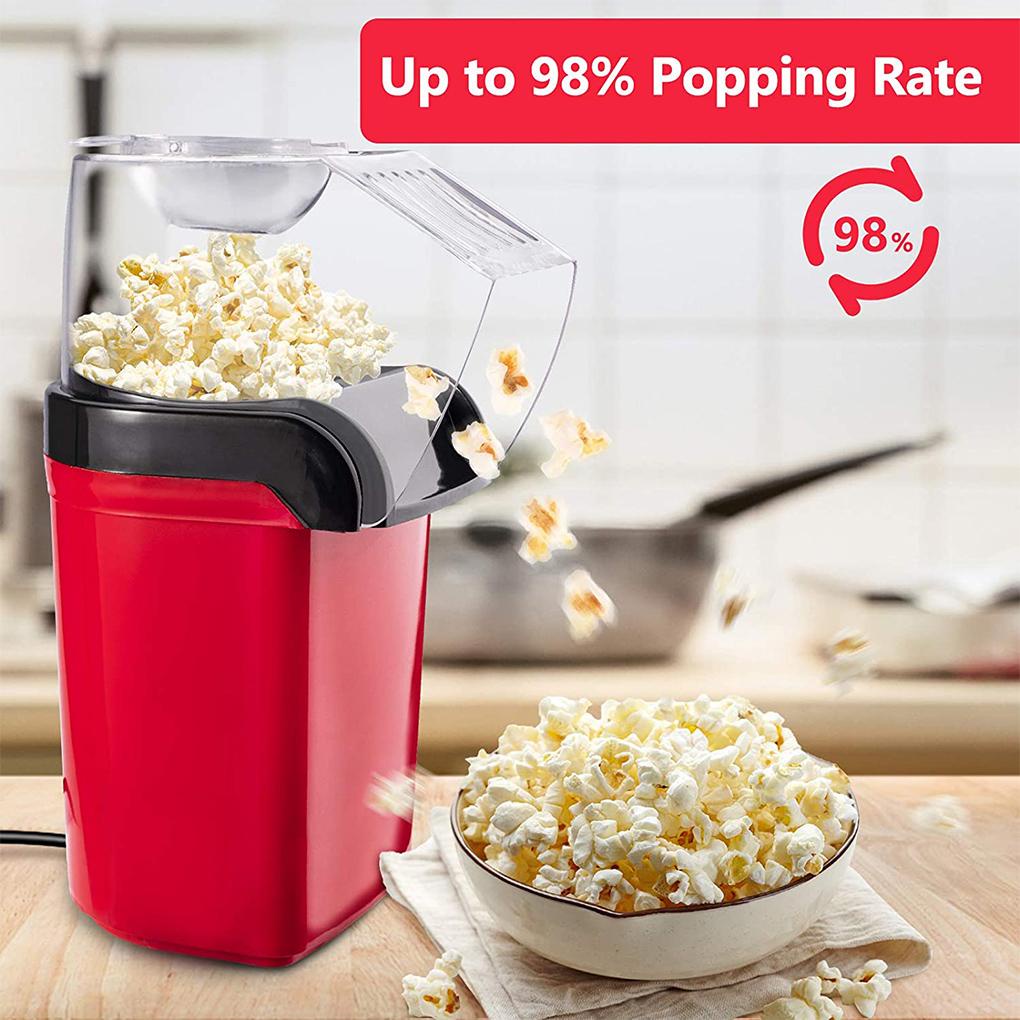 Mesin Popcorn 1200W Listrik Popcorn Maker Portable Dapur Alat Hot Air Popper
