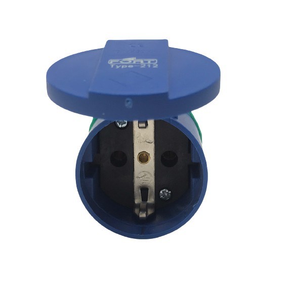 Fort Industrial Mobile SOCKET CEE-212 2Pin 16A WATERPROOF IP44