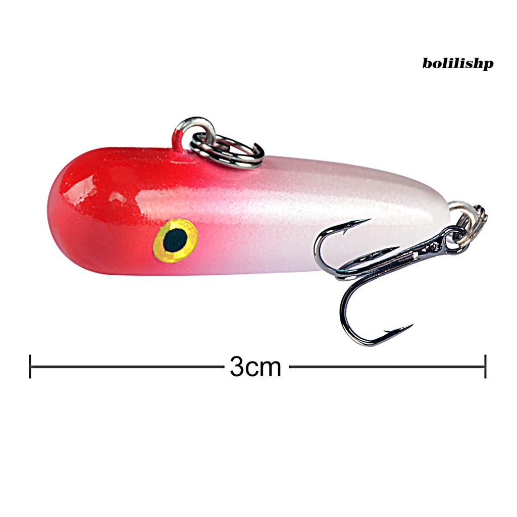 Bo-2.5g/3cm Umpan Ikan Umpan Penembus Kuat Tajam Hidup Mudah Di Cor Memancing Mengambang Wobblers Pike Umpan Untuk Pecinta Memancing