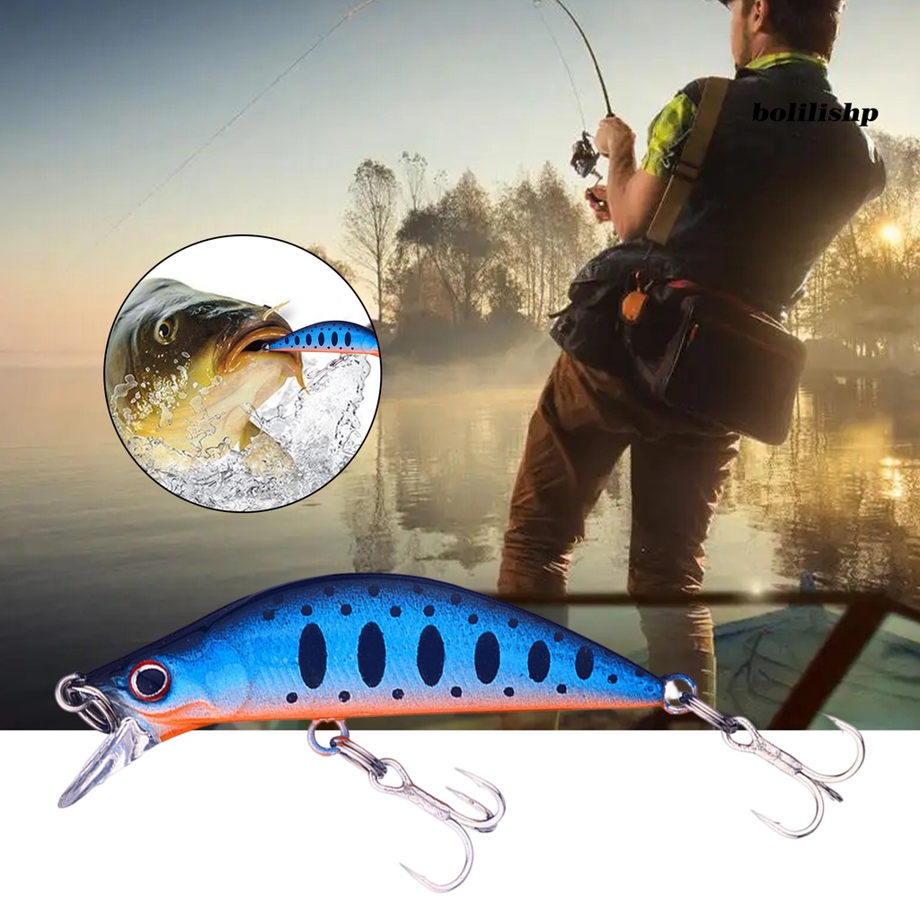 Bo-5.5cm/5.5g Umpan Umpan Penembus Kuat Angling Perlengkapan Memancing Tajam Pesca Lure Crankbait Untuk Pemancing