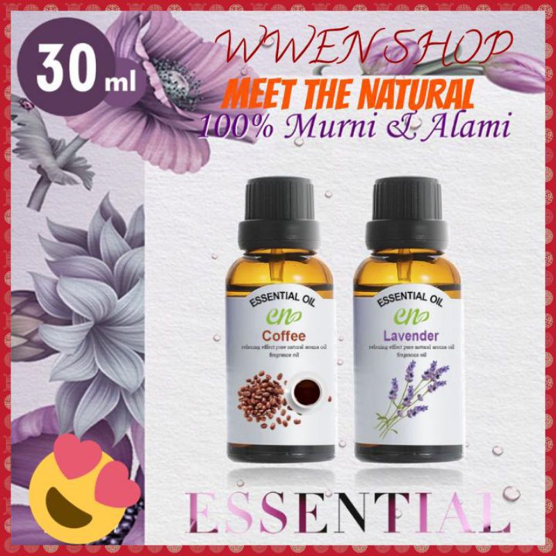 Essential Oil 30ml Aroma Ruangan Minyak Aromatherapy Oils SPA Untuk Diffuser Pewangi Ruang Pengharum Ruangan