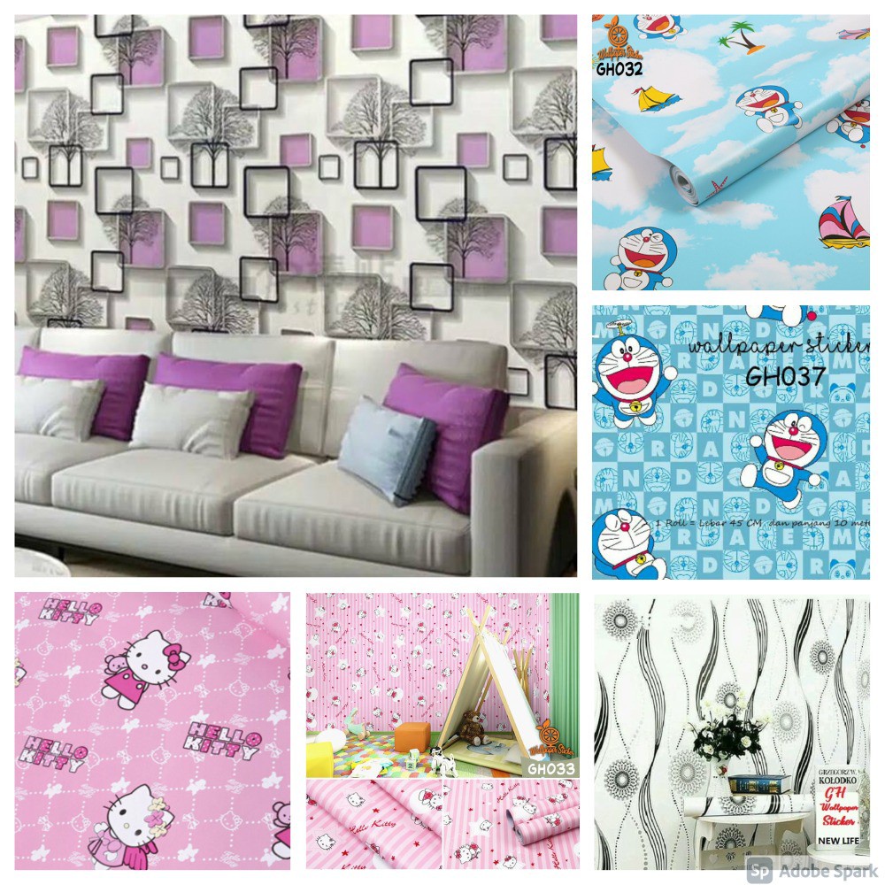 Wallpaper Sticker ORANGE GH 042-072