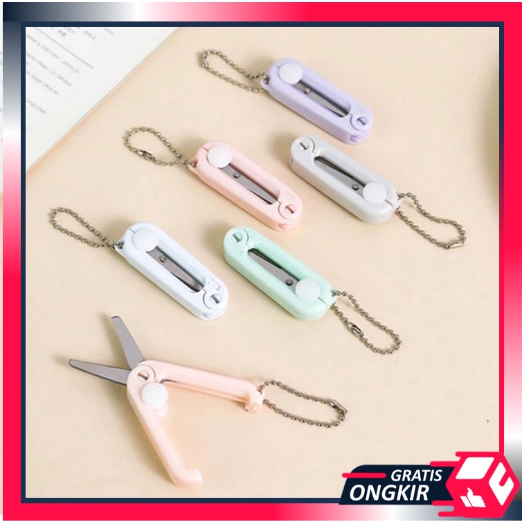 

Gratis Ongkir - 5771 Gunting Lipat Mini Portable / Pemotong Kertas Paper Cutter / Gunting Lipat Macaron / Gantungan Kunci Gunting Mini