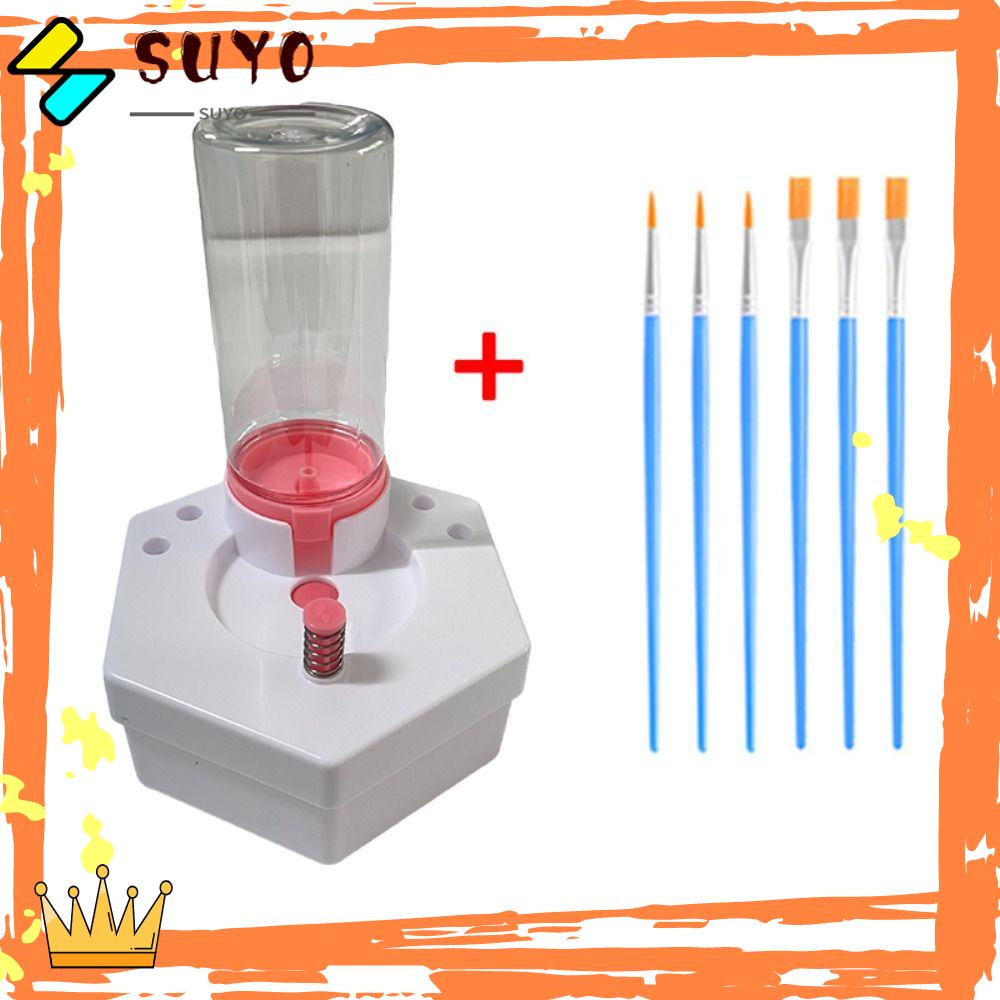 Suyo Brush Rinser New Brush Washer Water-Based Water Cycle Paintbrush Rinser Kaligrafi