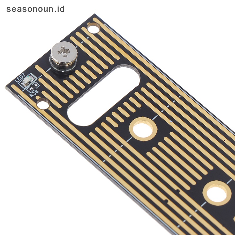 Seasonoun M.2 NVME SSD Ke USB 3.1 Adapter PCI-E Ke USB-A 3.0 SSD Kartu Konverter Internal  .