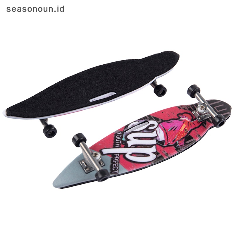 Seasonoun Kreatif Mini Ujung Jari Papan Surfing Jari Papan Surfing Mainan Permainan Penghilang Stres Lucu Digunakan Sehari-Hari Untuk Anak-Anak Remaja Dewasa Surfers Hadiah Ulang Tahun.