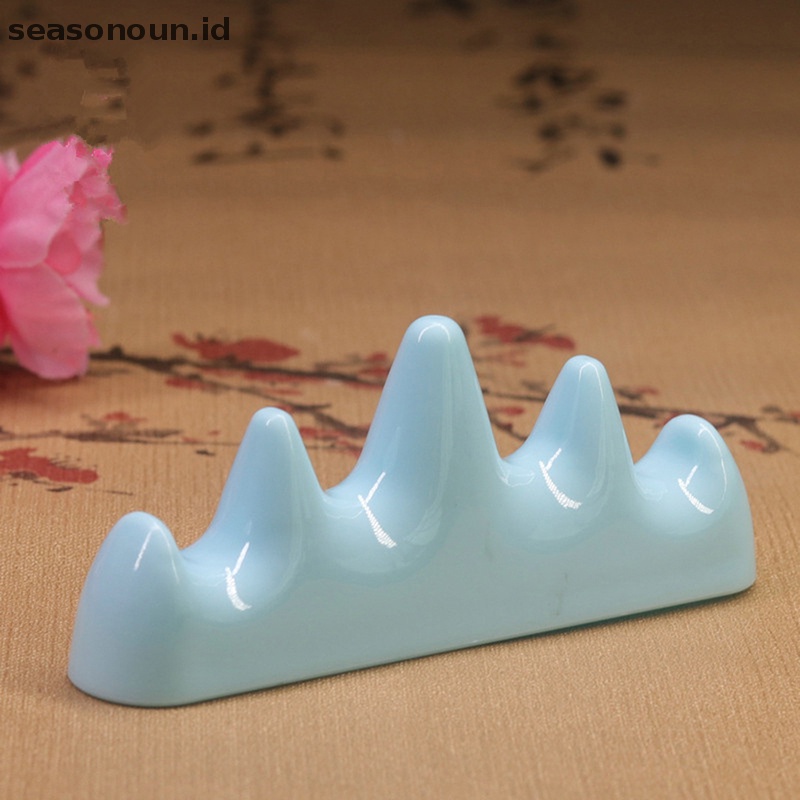 Seasonoun 1Pcs Ceramic Wrig Brush Holder Tempat Pulpen Kaligrafi China Perlengkapan Kantor.