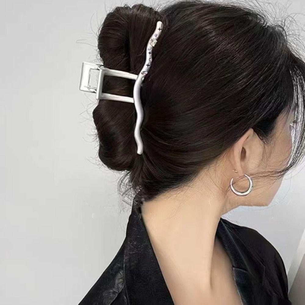 Augustina Alloy Zirkon Jepit Rambut Styling Rambut Aksesori Fashion Perhiasan Non-slip Bintang Jepit Buram Vintage Harajuku Gaya Korea Hair Clip