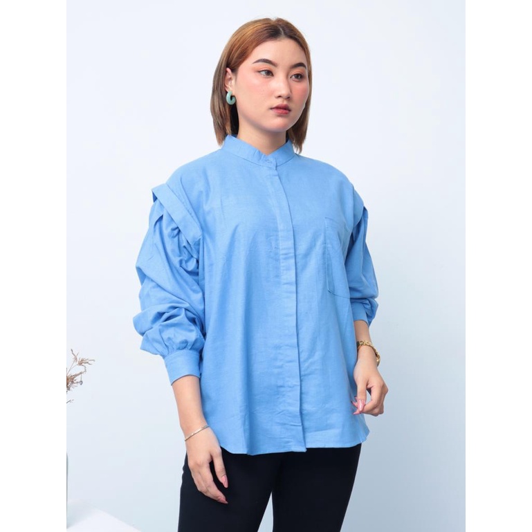 Kemeja Oversize Linen Rika - 2301.02.056