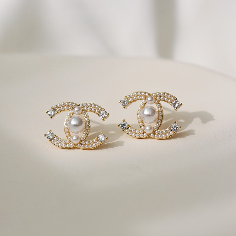 Ahellogirl2023anting Jarum Perak Baru Alfabet Sederhana Mutiara Komuter Studs Earring Untuk Wanita Gadis Grosir