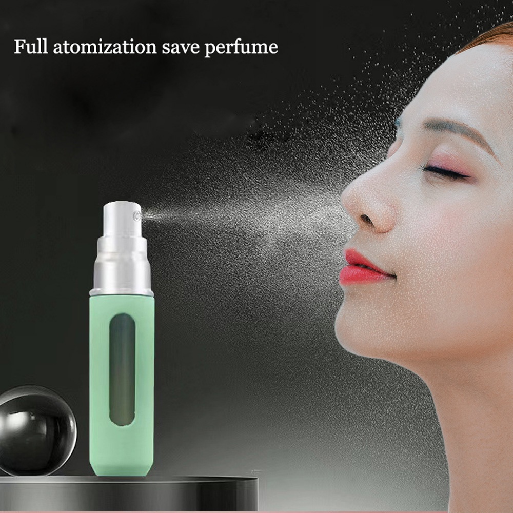 [HOT Sale] Spray Jar Travel Candy Color Atomizer Refillable Portable Split Bottle Aluminium Atomizer Bottle Tekan Type Wadah Mini Botol Parfum Semprot Alat Kosmetik