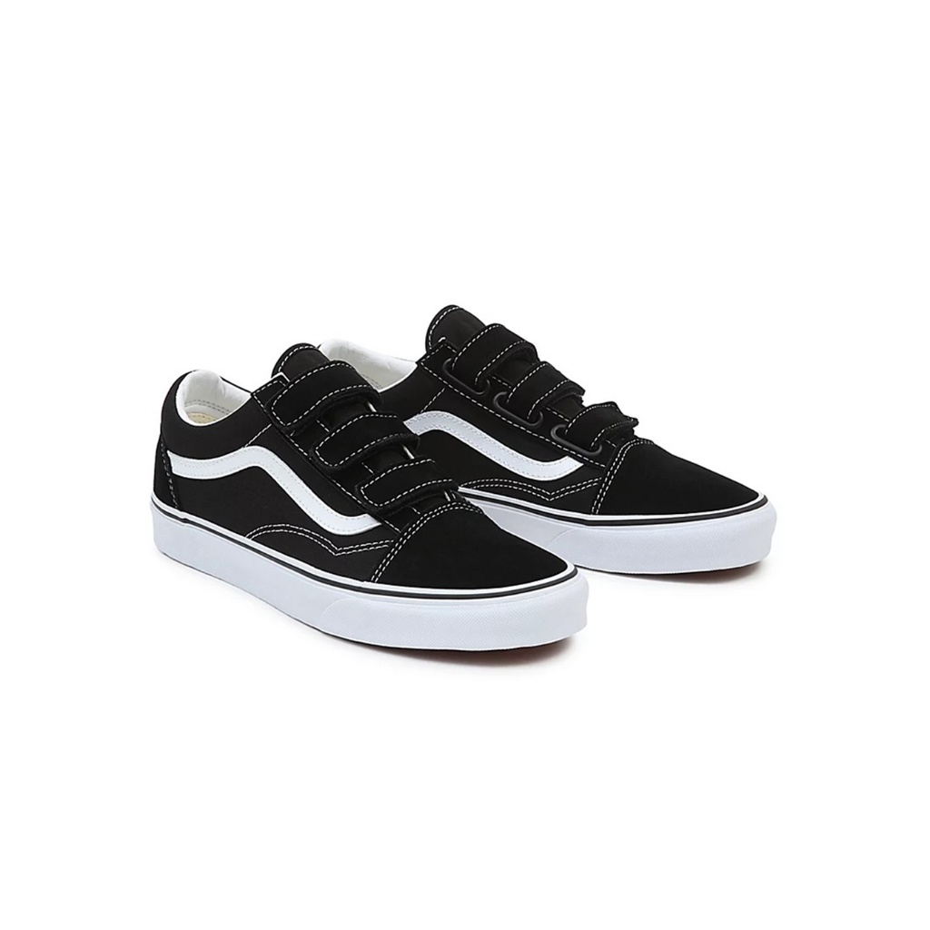SEPATU VANS OFF THE WALL | OLD SKOOL V BLACK TRUE WHITE