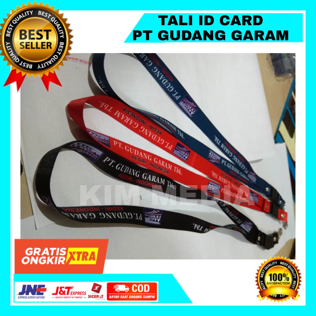 

Tali Id Card Gudang Garam Lanyard Gudang Garam satuan