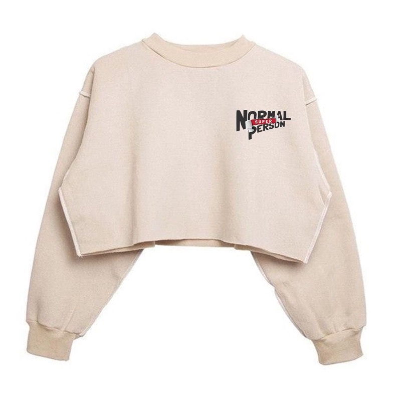 BEFAST - ZGW OOTD WANITA SWEATER RAYNA / Sweater Crop NORMAL PERSON Fleece (LD 110, P 43) / Atasan Crop Wanita Lengan Panjang / Pakaian Casual Wanita Ala Style Korean / Sweater Crop Keluaran terbaru / Fashion Kekinian Remaja ABG Trendy