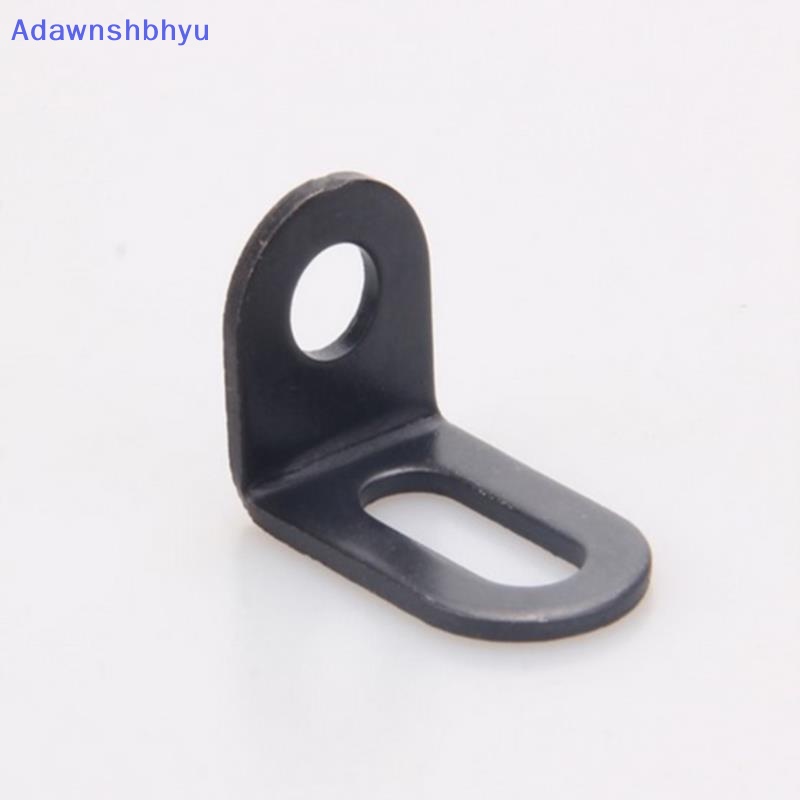 Adhyu 10pcs Metal Corner Behel s Sudut Kanan L Shape Brace Black ID
