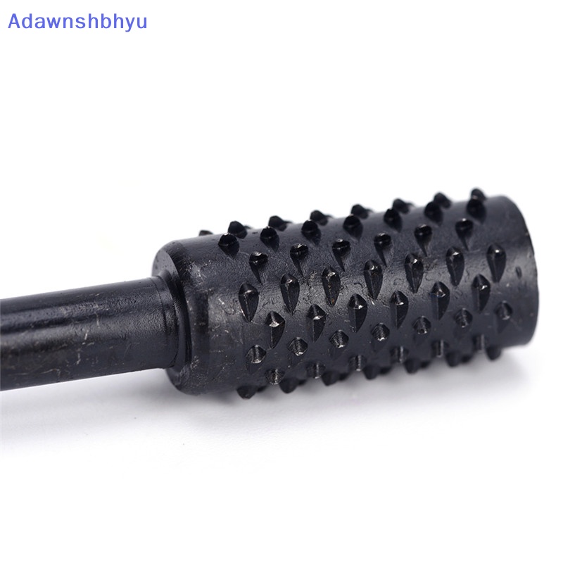 Adhyu 5pcs Set Rotary Burr Baja Hitam1Per4 ''6mm Shank Mata Bor Rasp Kayu Perkakas Rumah ID