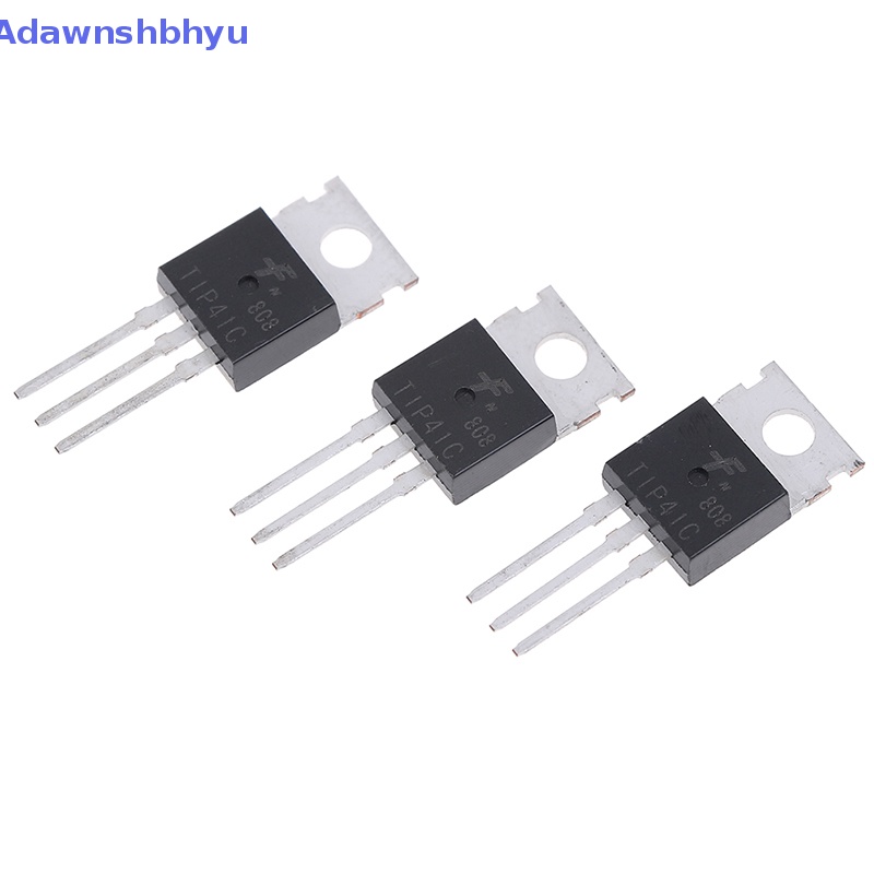 Adhyu 10Pcs TIP41C TIP41 NPN transistor TO-220 ID Baru Dan Berkualitas Tinggi