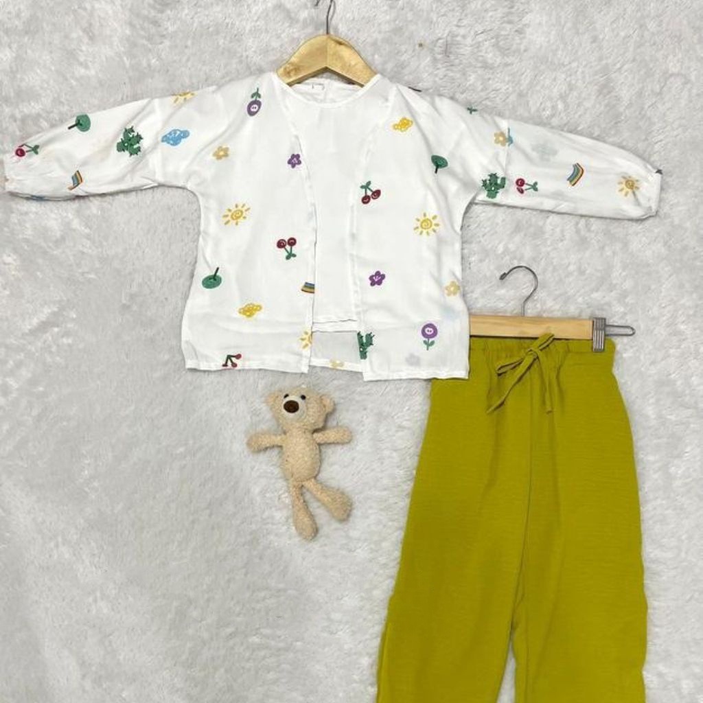 TERBARU- Setelan Kiyowo Anak Perempuan Oneset Arsy Kiyowo