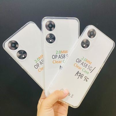 Case Oppo A78 5g - Case Clear 2MM Oppo A78 5g Oppo A58 5g