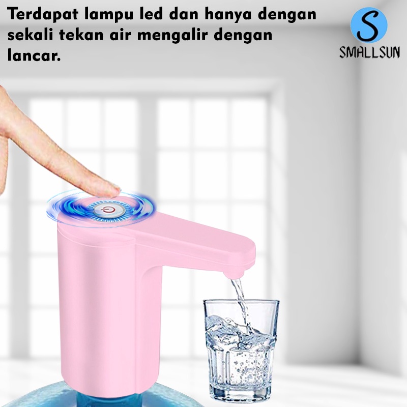 (SS) Pompa Air Galon Elektrik Cas Micro USB SX-203 Dispenser Air Galon Free USB