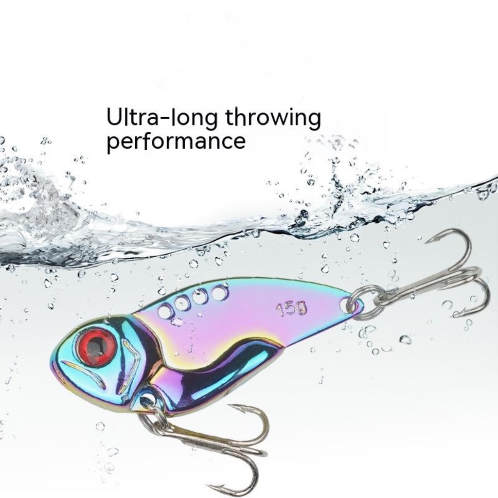 Fishing Jig Spoon Lures Metal VIB Lure Blade Umpan Pancing Sendok Engkol Untuk Trout Bass Salmon Lures Air Tawar Air Asin