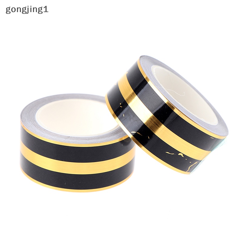 Ggg 5M Black Gold Self Adhesive Tile Sticker Anti Air Dinding Gap Sealing Tape Strip ID