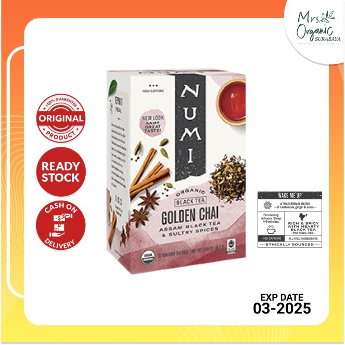 

NUMI - Organic Golden Chai Tea - 46.8g