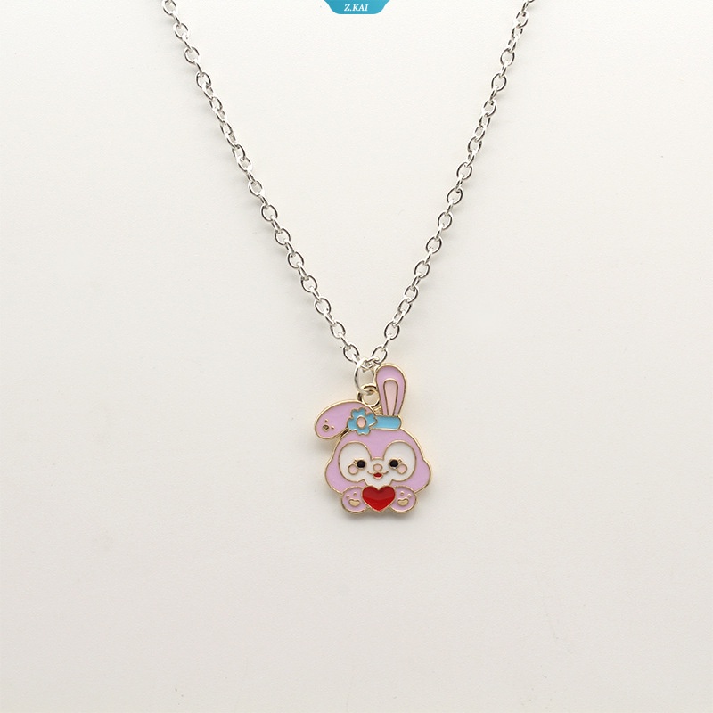 Sanrio Kawaii Hello Kitty Kalung Keroppi Kartun Lucu Sweater Rantai Ins Fashion Bestie Pasangan Anime Aksesoris Hadiah Ulang Tahun [ZK]