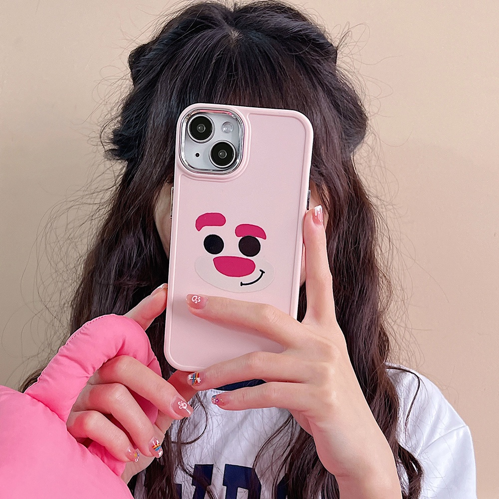 Casing IPhone Emoji Beruang Lucu Imut Kompatibel Untuk Iphone11 Casing14 Pro Max Ip13 Pro Max Iphone12 IPhone 11pro Max IPhone X XS Ip XS Max Xjavascript: R Back Cover Shell