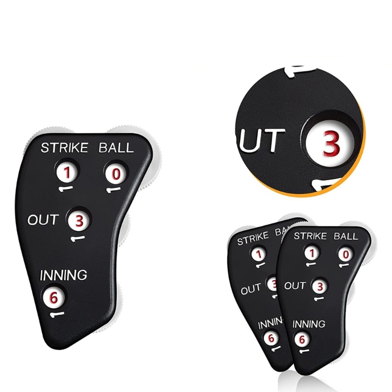 Sun 4roda Indikator Baseball Umpire Counter Clicker Untuk Bola Rekaman Softball