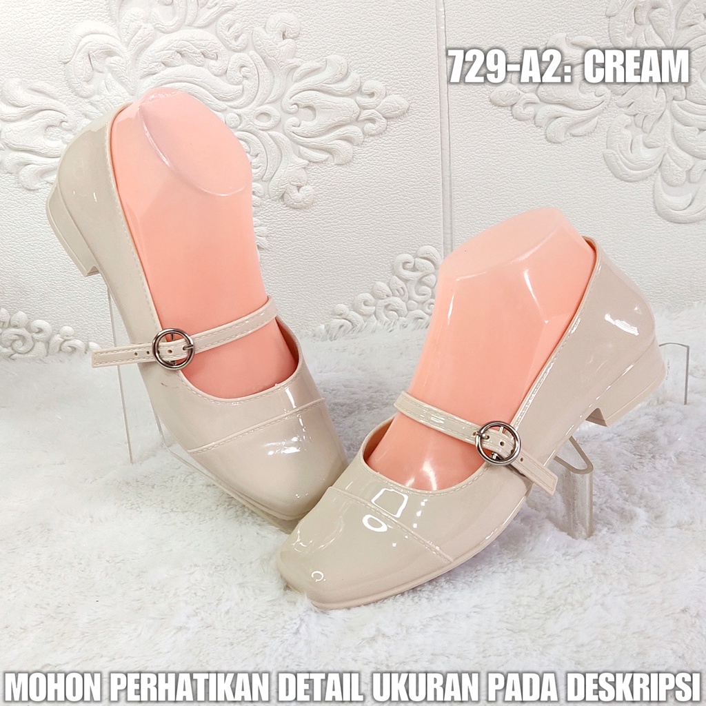 Sepatu Wanita Terbaru L 729 A2 Karet Jelly Import Berkualias AntiSlip SPTWW