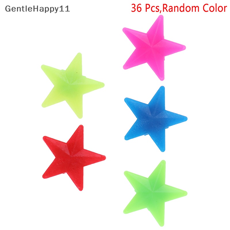 Gentlehappy 36pcs Sepeda Bike Wheel Spoke Plastik Bintang Anak Klip Berwarna Dekorasi id