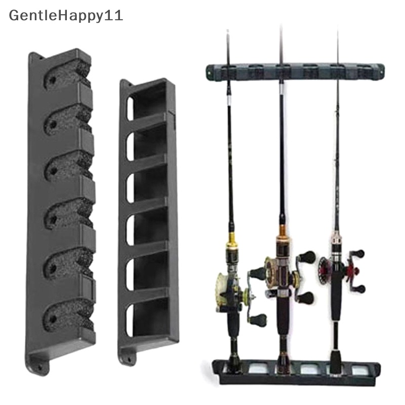 Gentlehappy Rak Joran Pancing Fishing Pole Holder Dudukan Batang Tempel Dinding Untuk Garasi Tempat Penyimpanan Joran Pancing id