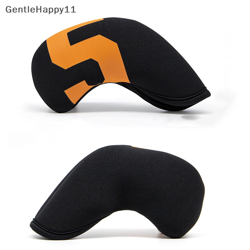 Gentlehappy golf Iron Cover 4-9PSAX10 Buah Penutup Kepala Besi golf Peralatan golf id