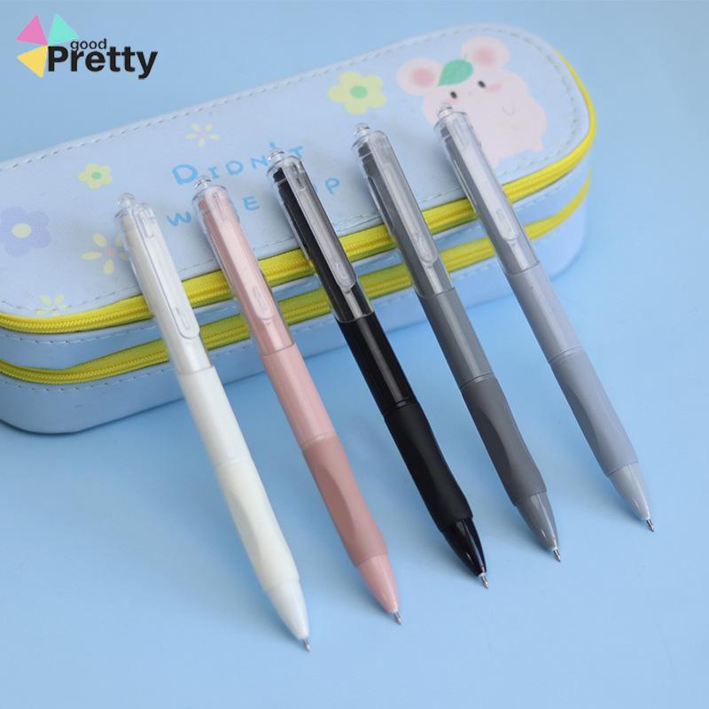 Pulpen Tinta Gel Hitam 0.5mm Retractable Portable Untuk Pelajar - PD