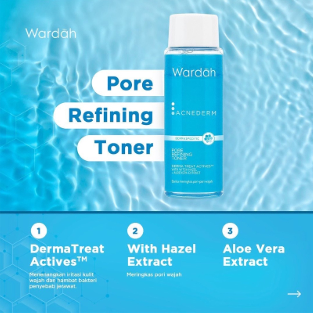 Wardah Acnederm Pore Refining Toner 100ml
