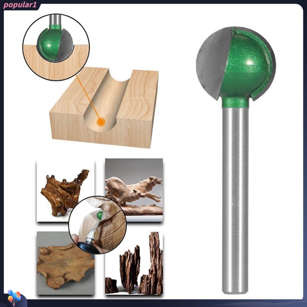 Populer Milling Cutter Tahan Lama Mata Bor Lubang 3/6mm Shank Router Bit