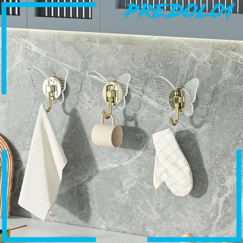 [Predolo1] Hook Perekat Diri Bentuk Kupu-Kupu Kait Tempel Hook Untuk Rumah Kamar Mandi Kamar Tidur