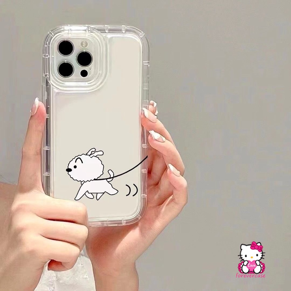 Casing Ponsel Tahan Guncangan Airbag Transparan Untuk Redmi 9A 9a1 10 9C NFC 12C 10C 10A 9T Redmi Note 11 10s 8 10 9 11s 10 Pro Max POCO F4 Kartun Snoopy Cute Puppy Clear Soft Case