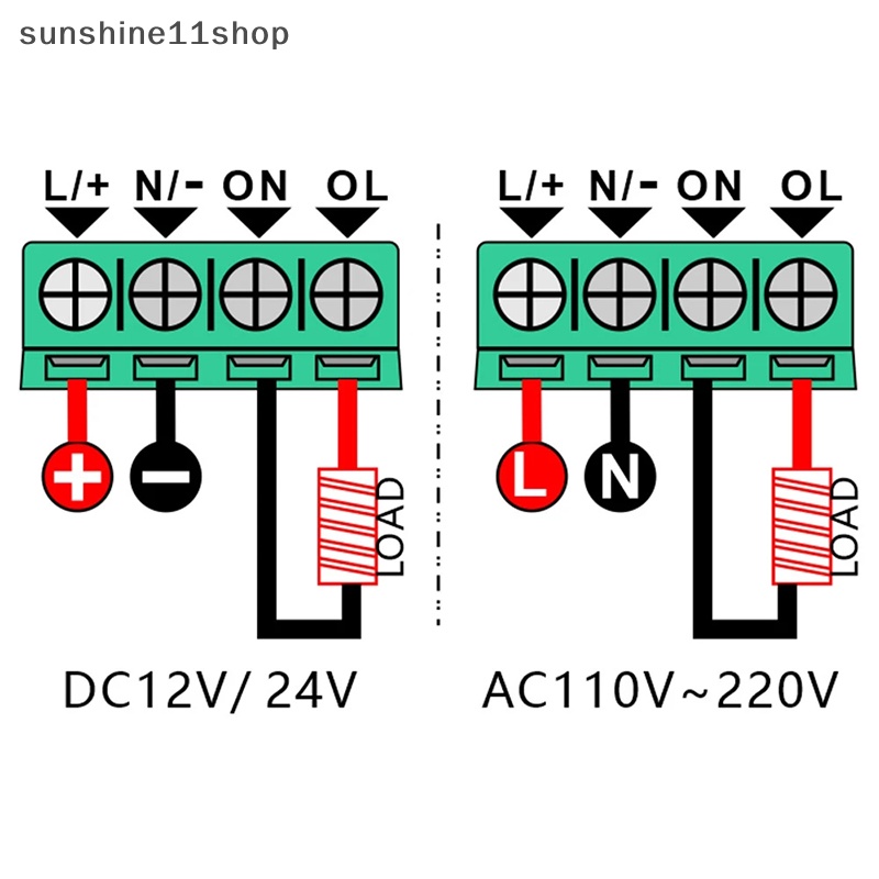 Sho Digital Time Delay Switch Relay T2310 Modul Kontrol Timer Buka Power Supply N